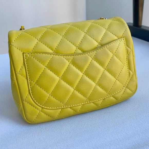Authentic Chanel CoCo Crush Mini Bag Yellow - Picture 8 of 16